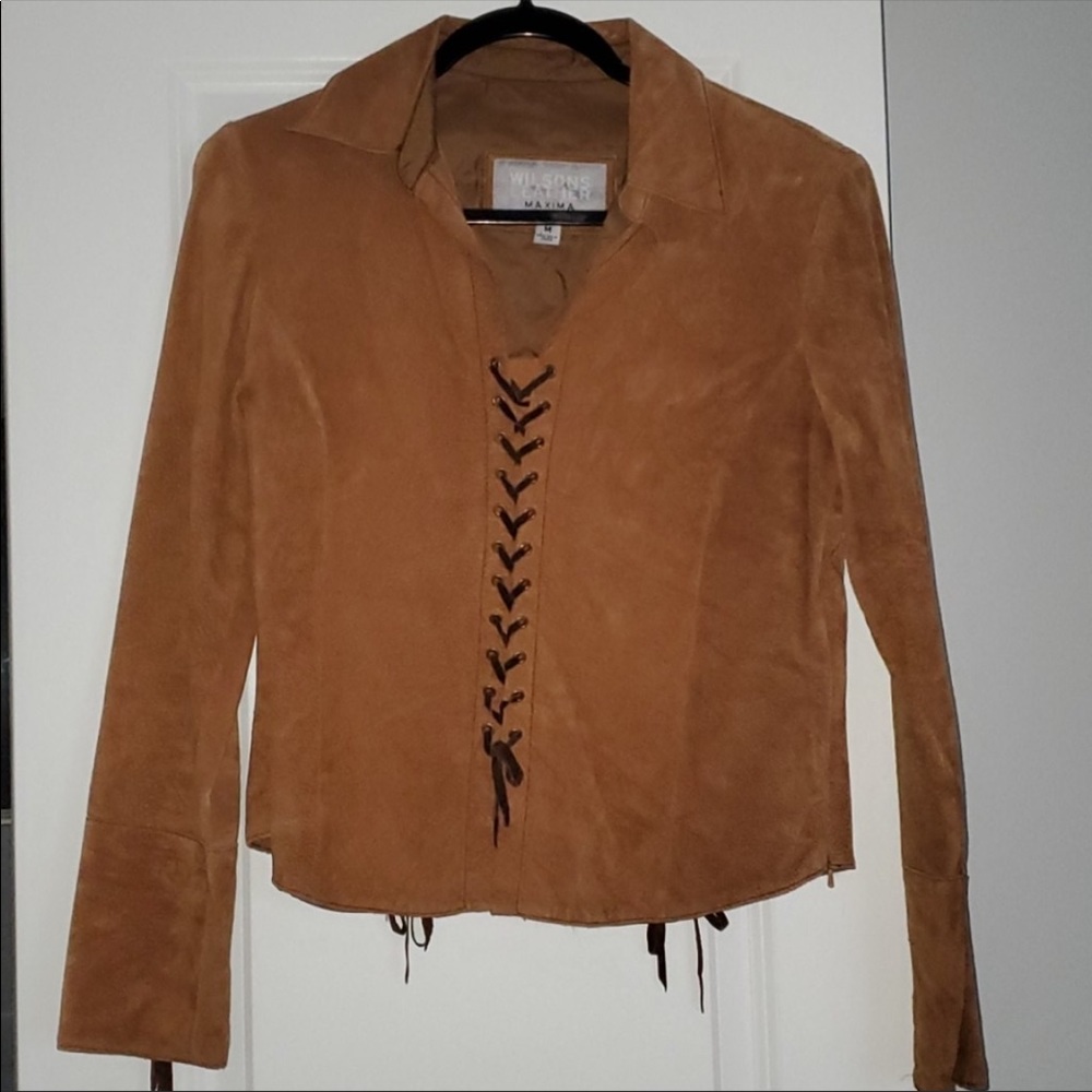 Wilson’s Leather 70’s Suede Top